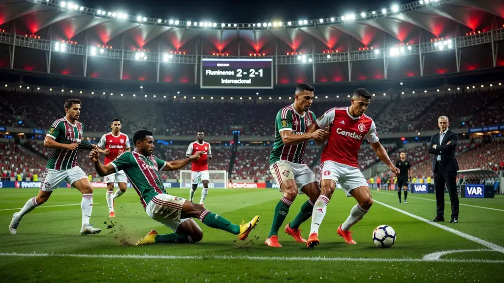 Inter contesta três lances de arbitragem após derrota para o Fluminense no Maracanã